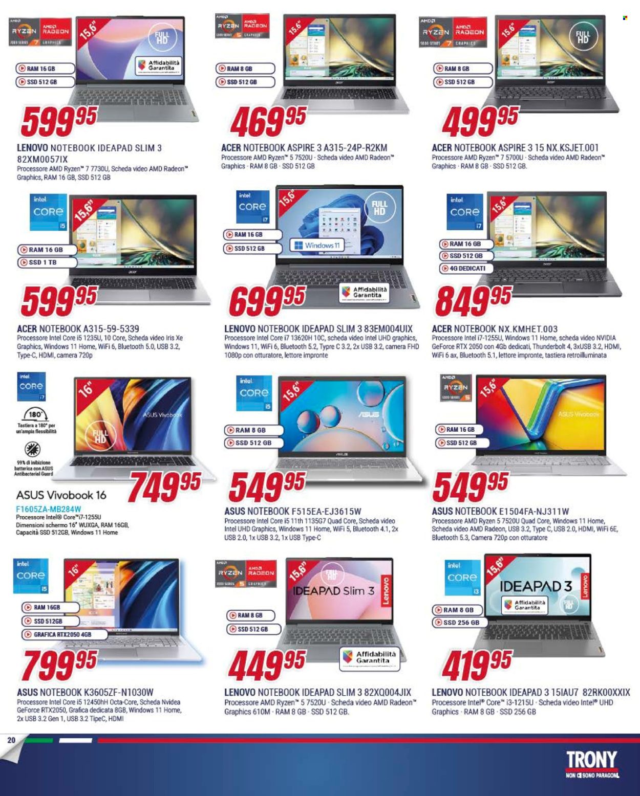 Volantino Trony - 25/7/2024 - 21/8/2024. Pagina 20