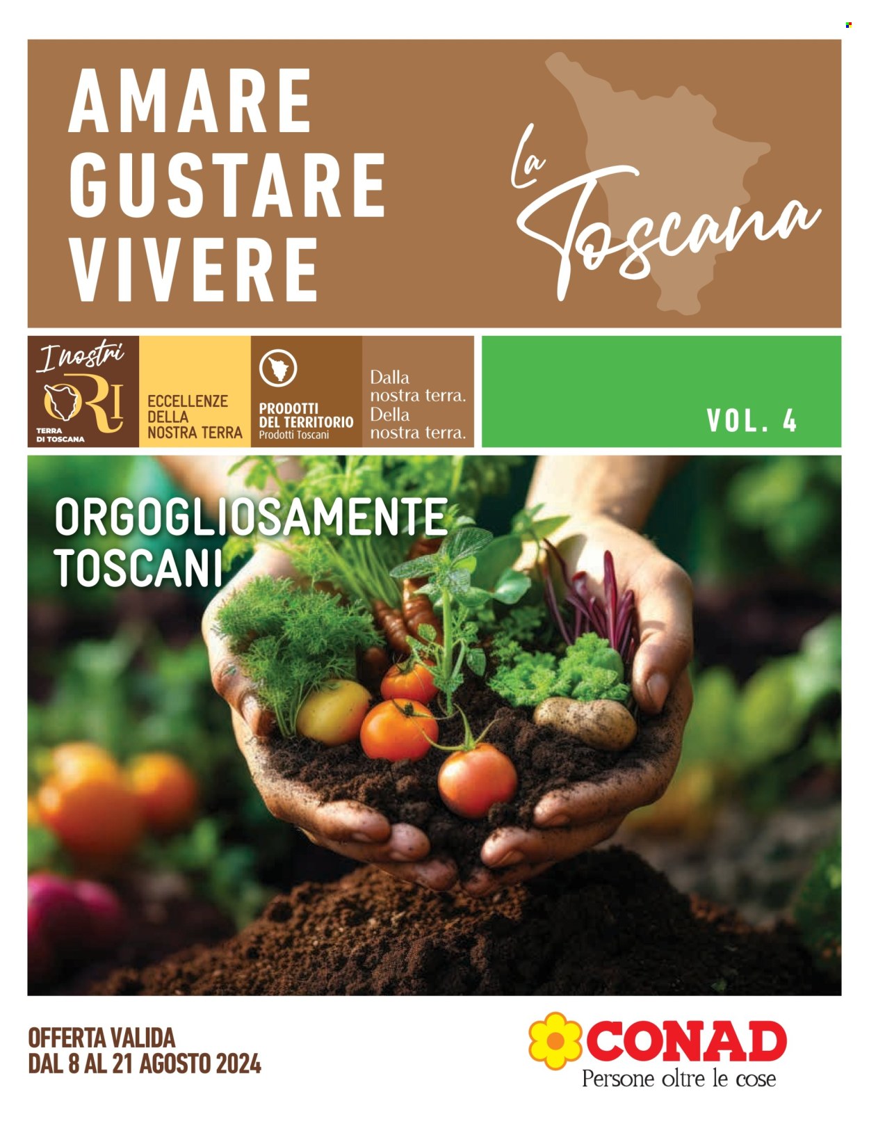 Volantino Conad - 8/8/2024 - 21/8/2024. Pagina 1