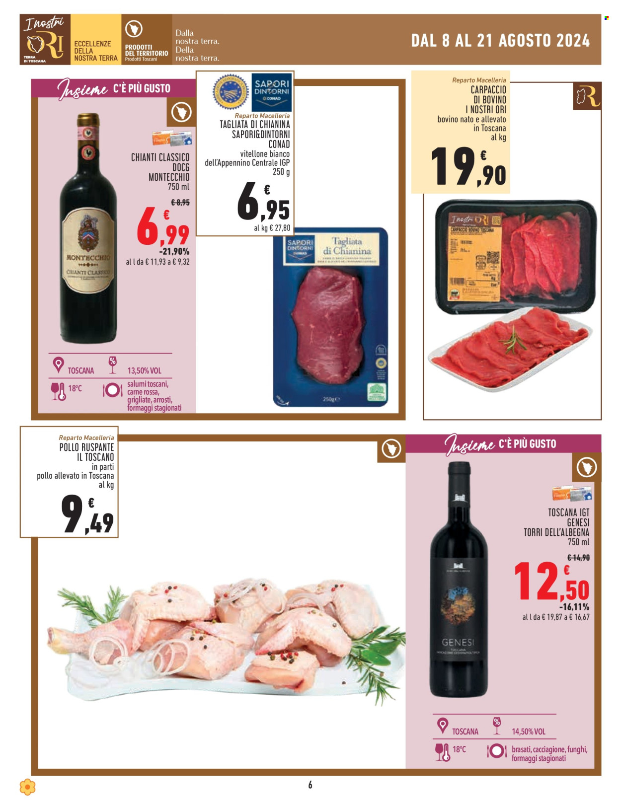 Leták Conad - 8.8.2024 - 21.8.2024. Strana 6