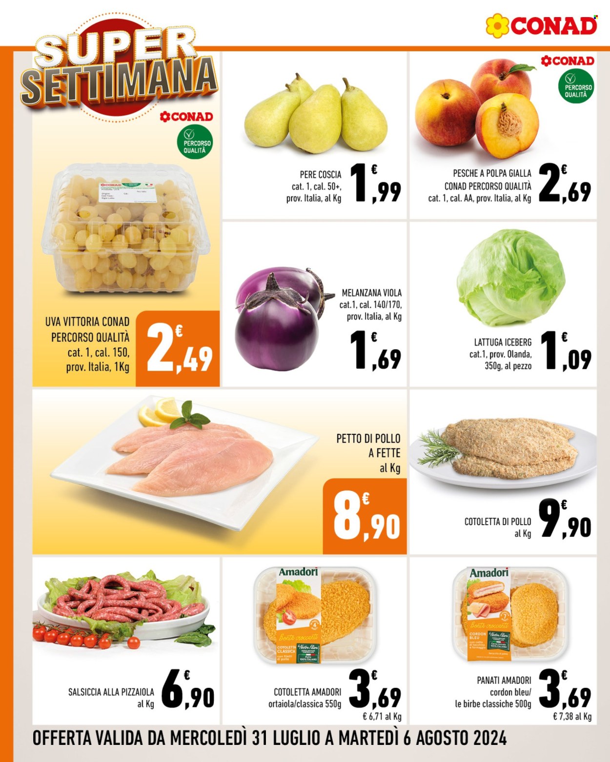 Leták Conad - 31.7.2024 - 6.8.2024. Strana 2