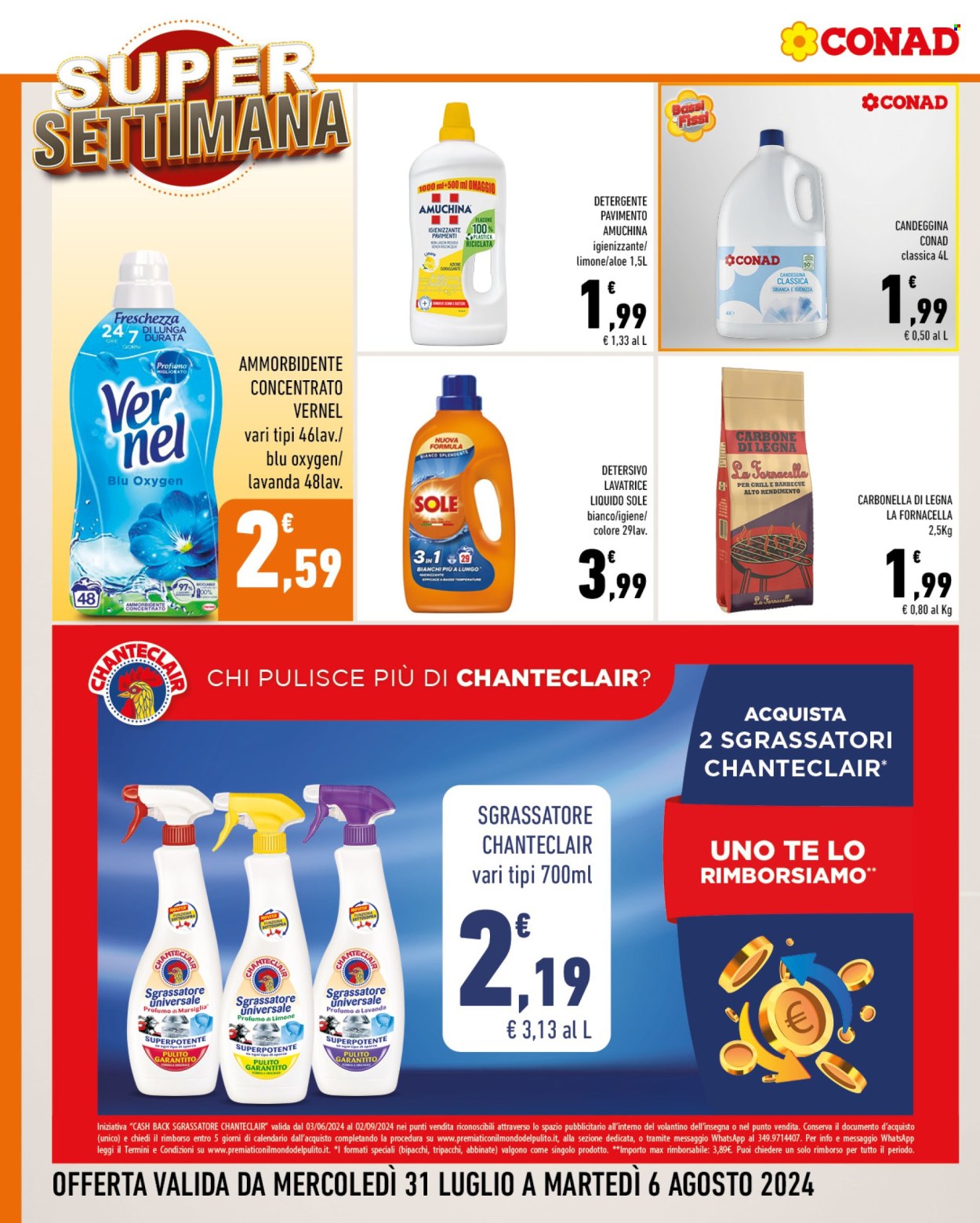 Volantino Conad - 31/7/2024 - 6/8/2024. Pagina 8