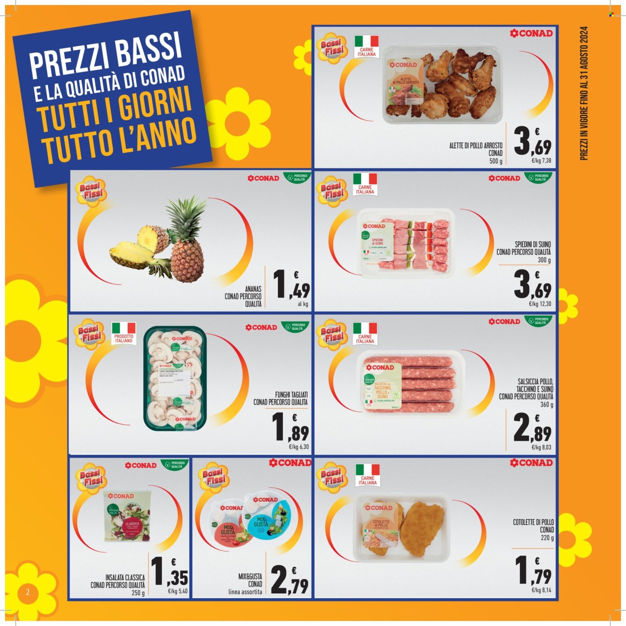 Volantino Spesa Facile Conad - 1/8/2024 - 31/8/2024. Pagina 2