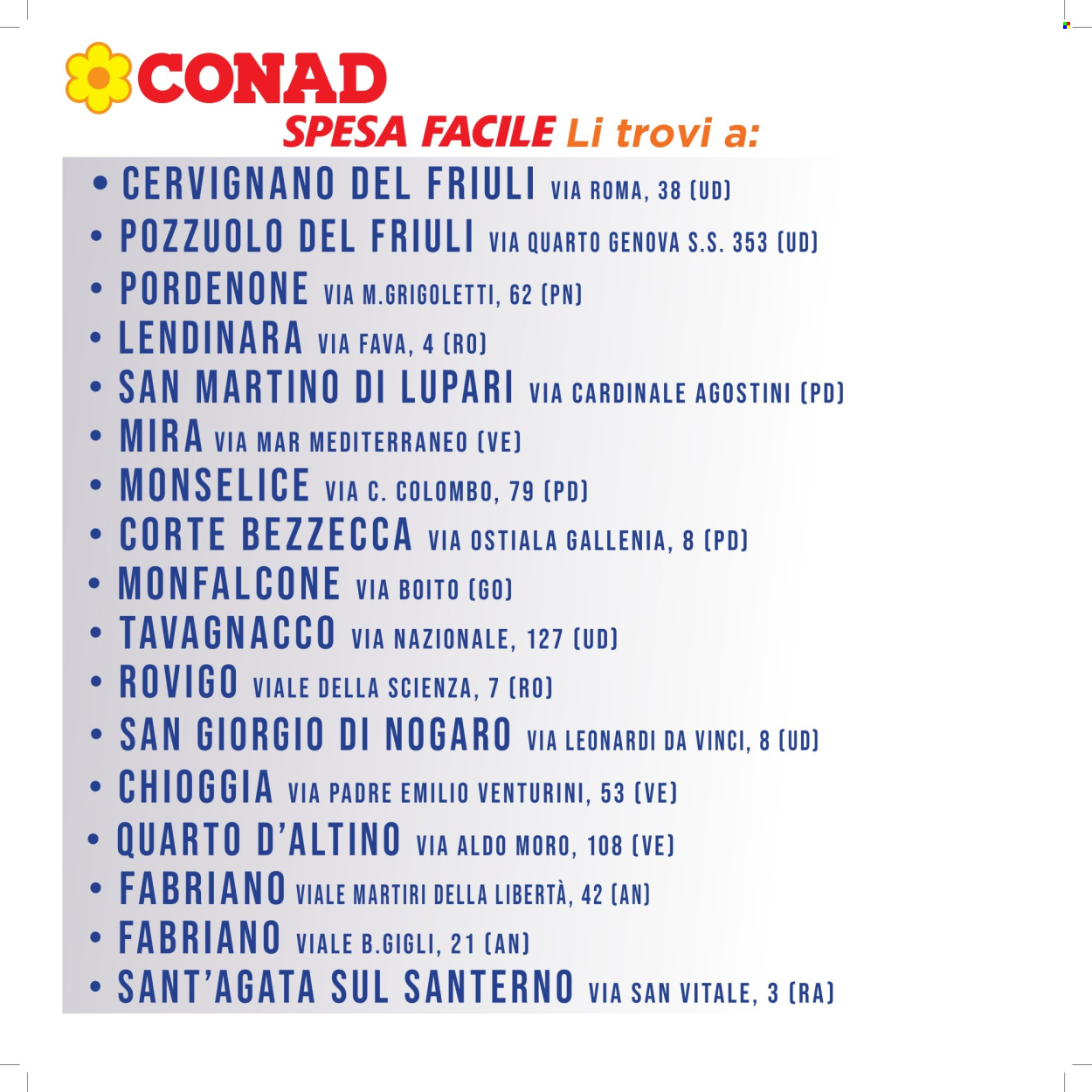 Volantino Spesa Facile Conad - 1/8/2024 - 31/8/2024. Pagina 8