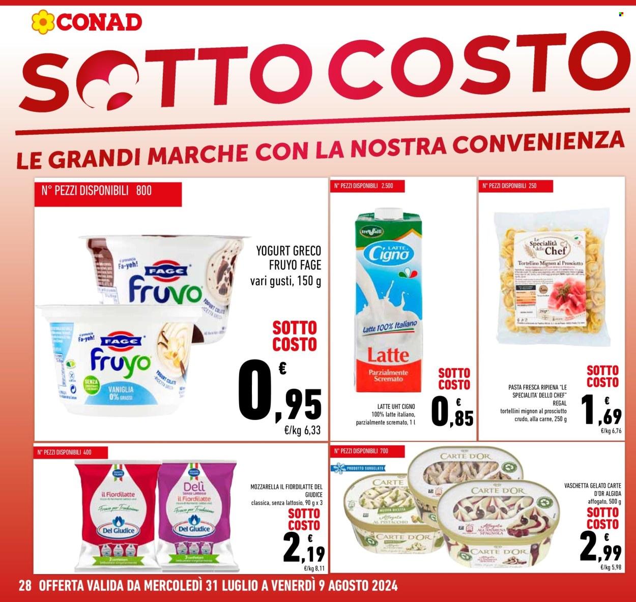 Volantino Conad - 31/7/2024 - 9/8/2024. Pagina 28