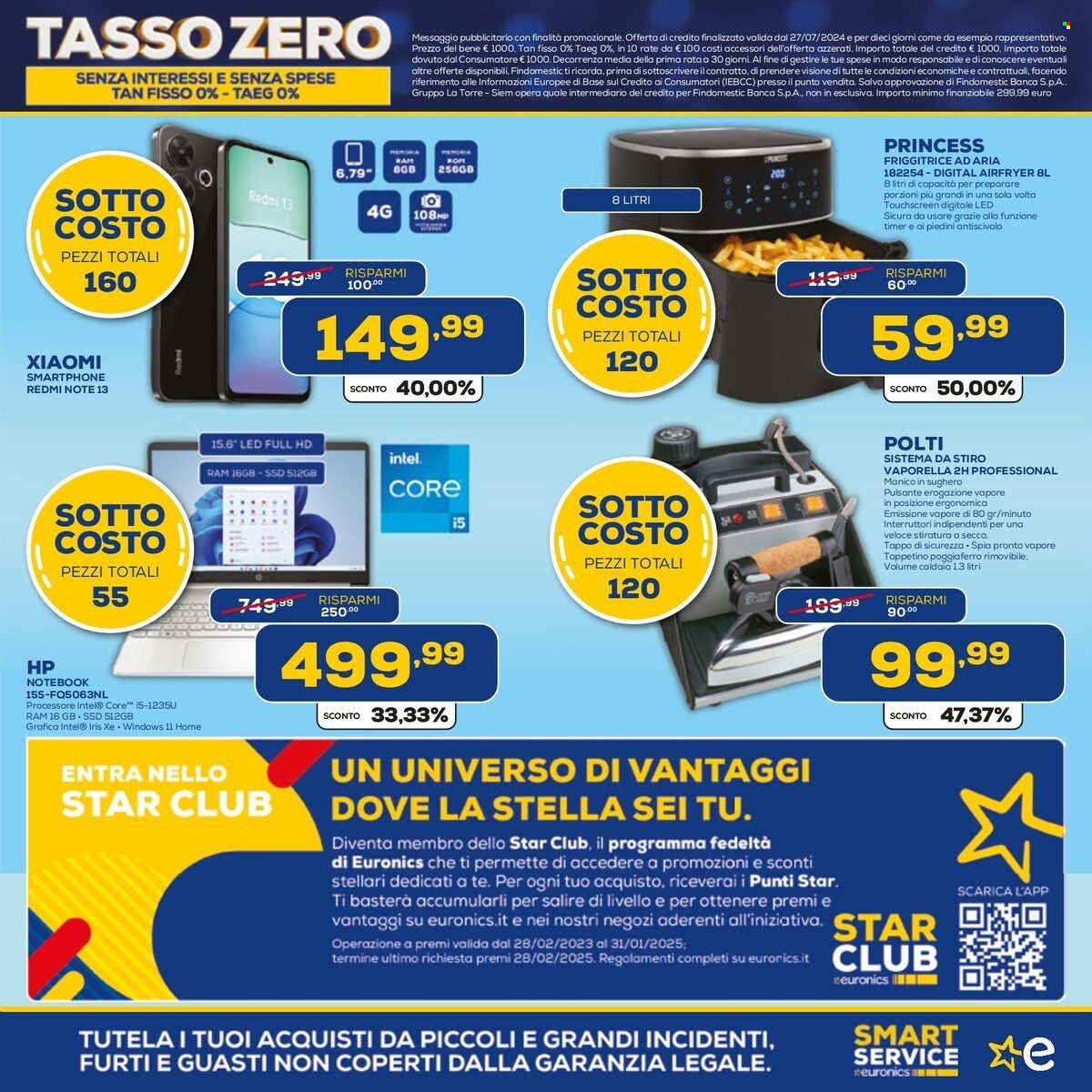 Volantino Euronics - 27/7/2024 - 4/8/2024. Pagina 7