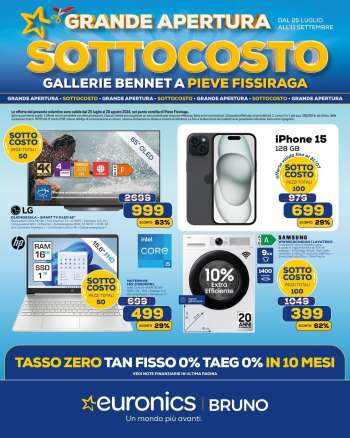 Volantino Euronics - 25/7/2024 - 28/8/2024.