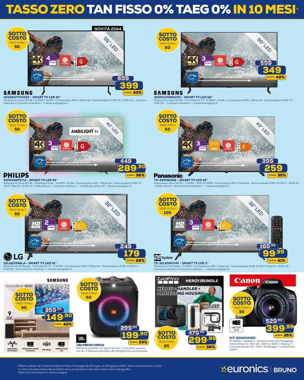Volantino Euronics - 25/7/2024 - 28/8/2024. Pagina 7