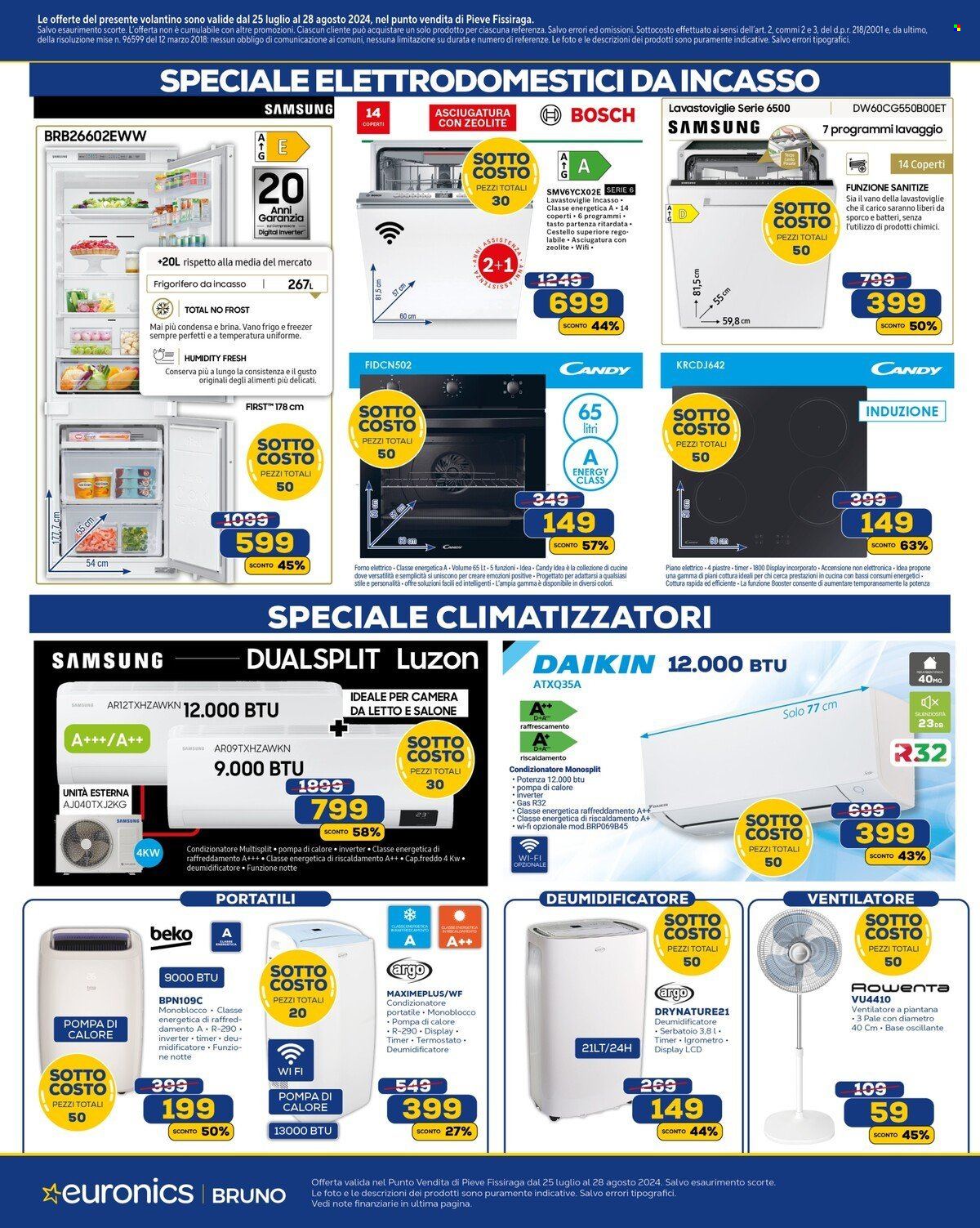 Volantino Euronics - 25/7/2024 - 28/8/2024. Pagina 10