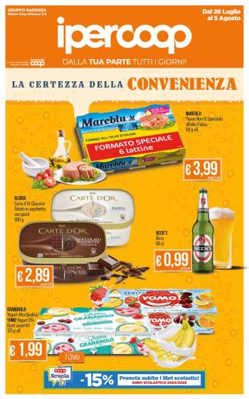 Volantino Coop - 26/7/2024 - 5/8/2024.