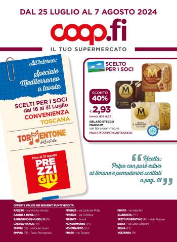 Volantino Coop - 24/7/2024 - 6/8/2024.