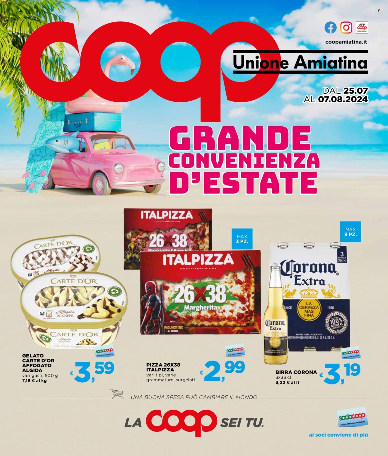 Leták Coop - 25.7.2024 - 7.8.2024. Strana 1