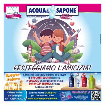 Volantino Acqua & Sapone - 29/7/2024 - 11/8/2024.
