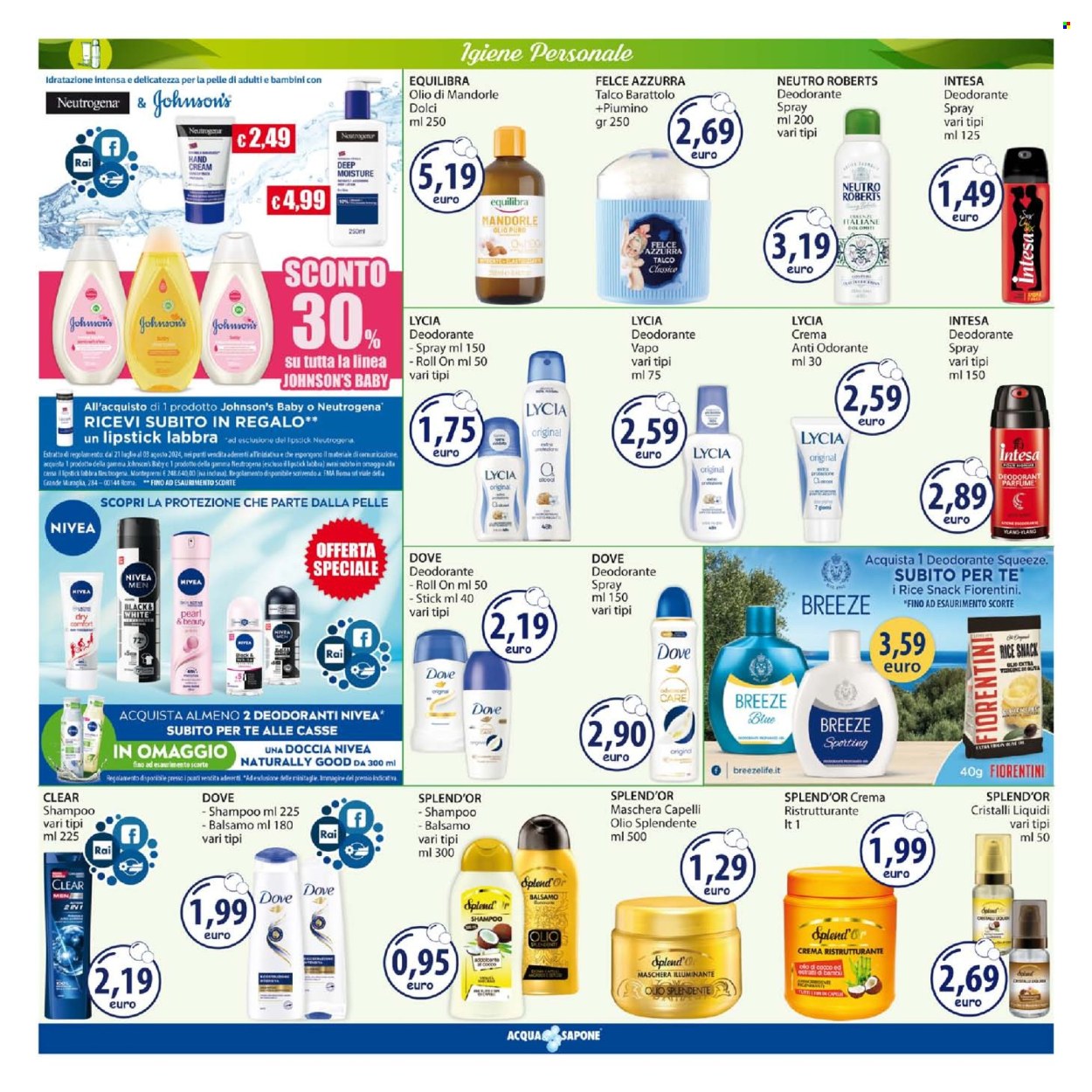 Volantino Acqua & Sapone - 29/7/2024 - 11/8/2024. Pagina 7