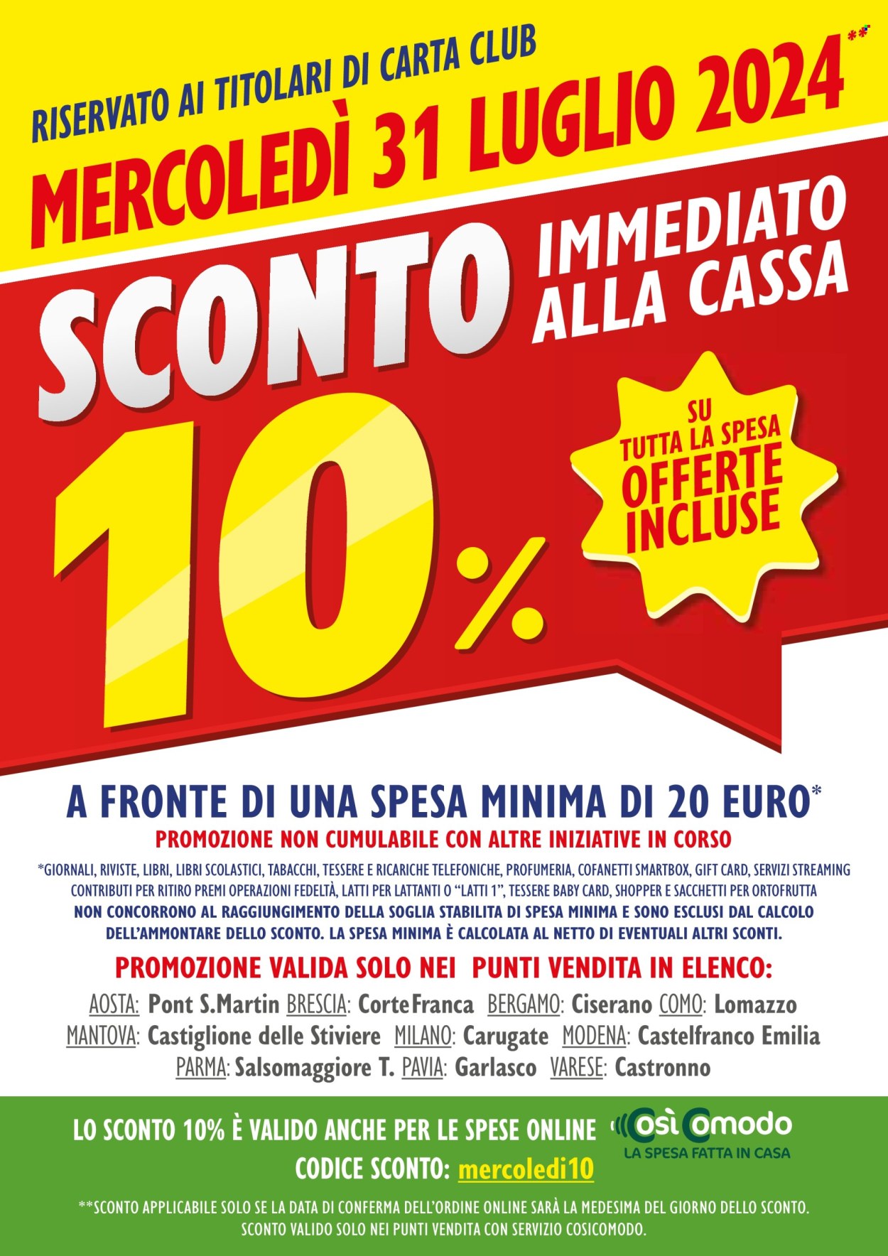 Volantino Famila - 31/7/2024 - 31/7/2024. Pagina 2