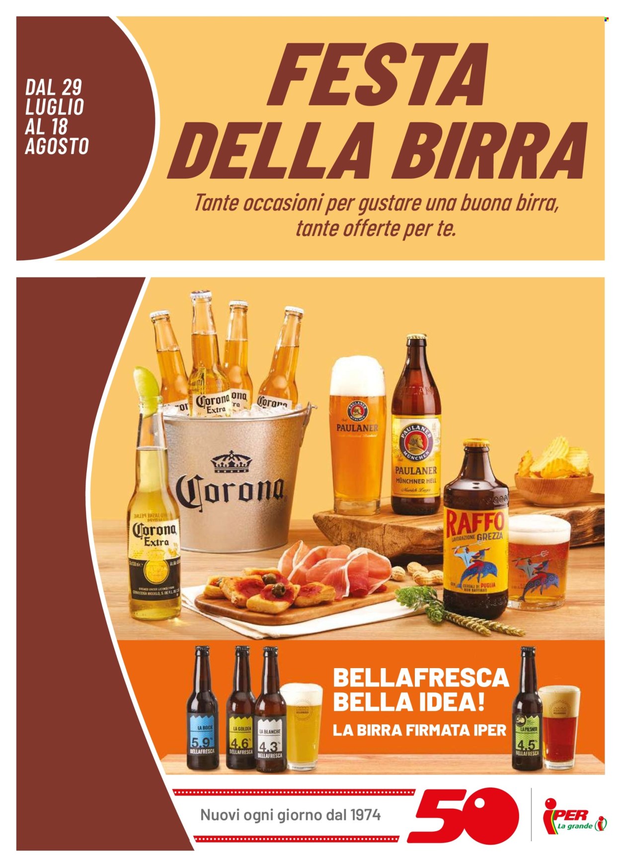 Volantino Iper, La grande i - 29/7/2024 - 18/8/2024. Pagina 1