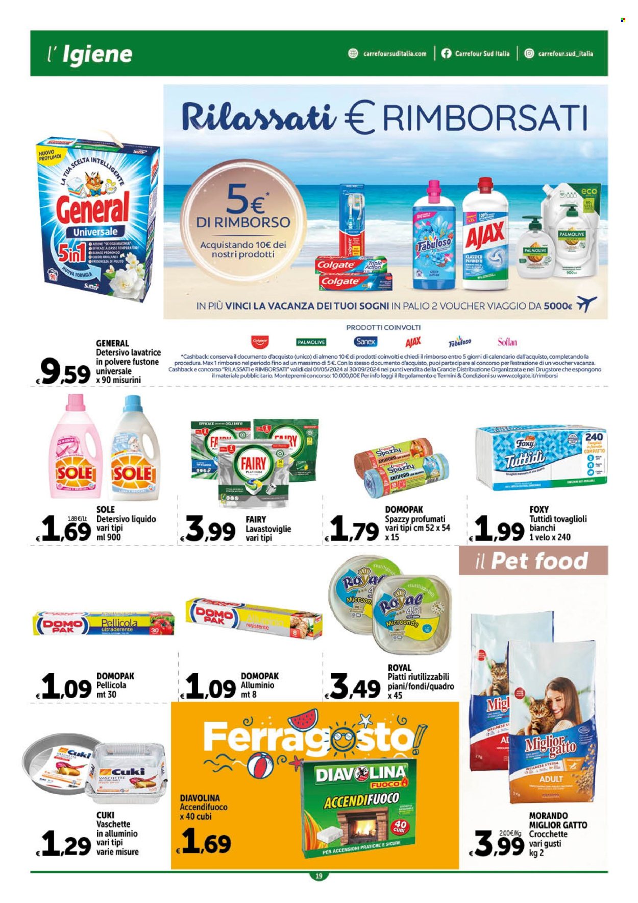 Leták Carrefour - 1.8.2024 - 14.8.2024. Strana 19