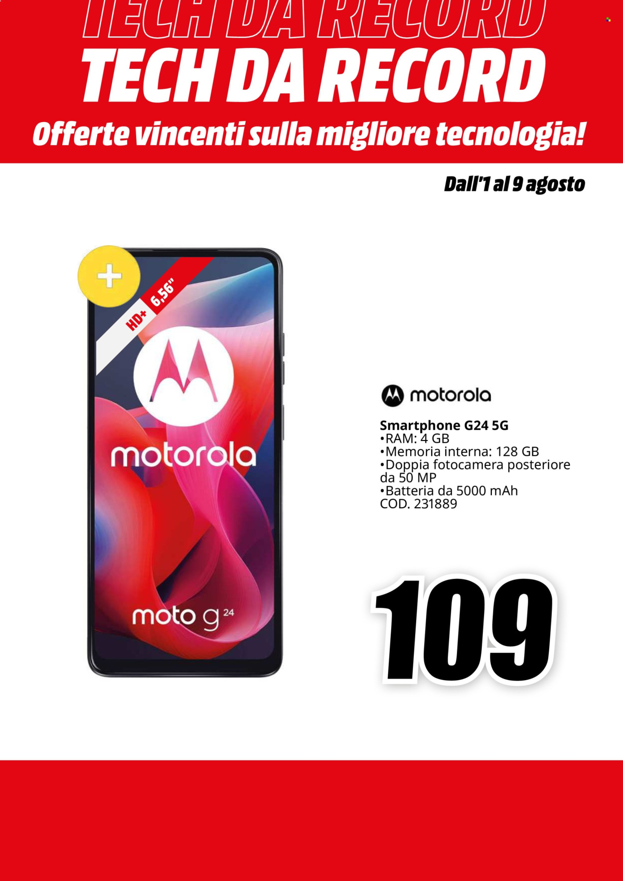 Volantino MediaWorld - 1/8/2024 - 9/8/2024. Pagina 18