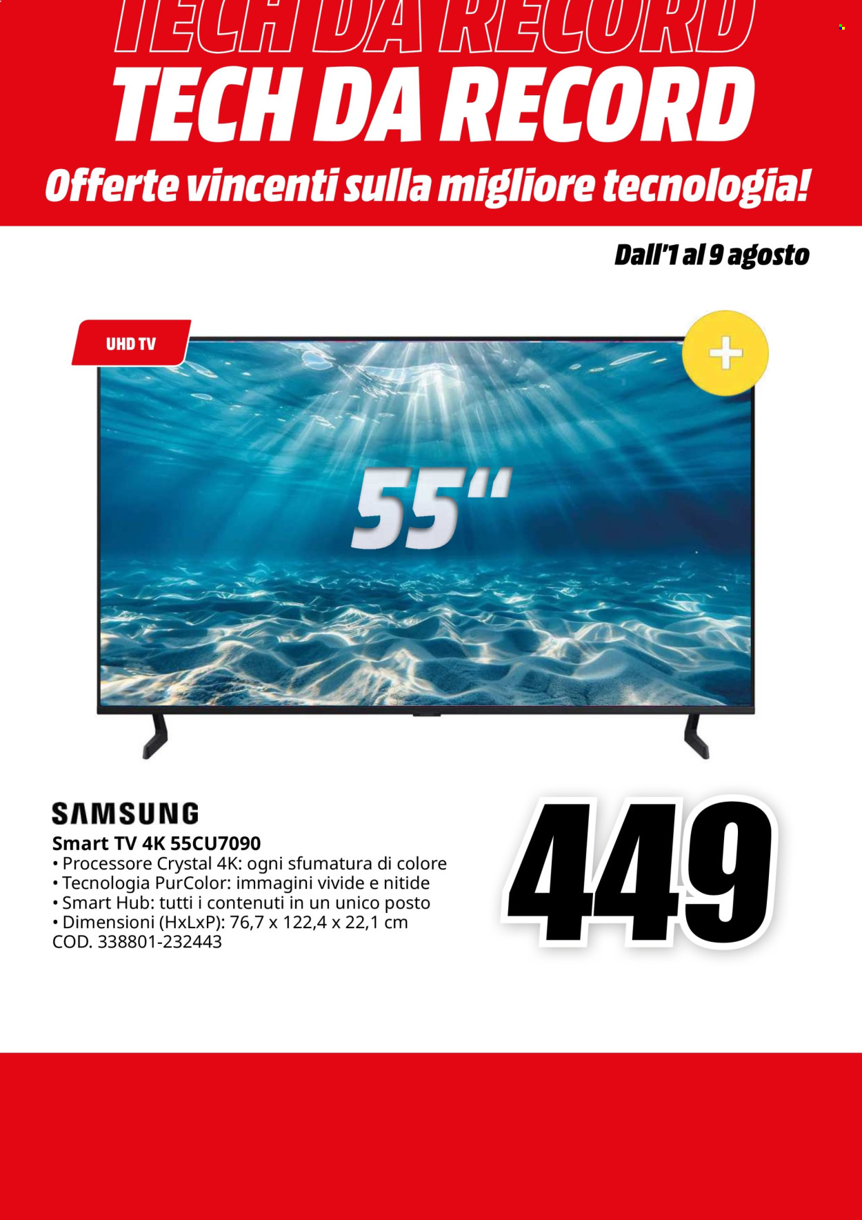 Volantino MediaWorld - 1/8/2024 - 9/8/2024. Pagina 26