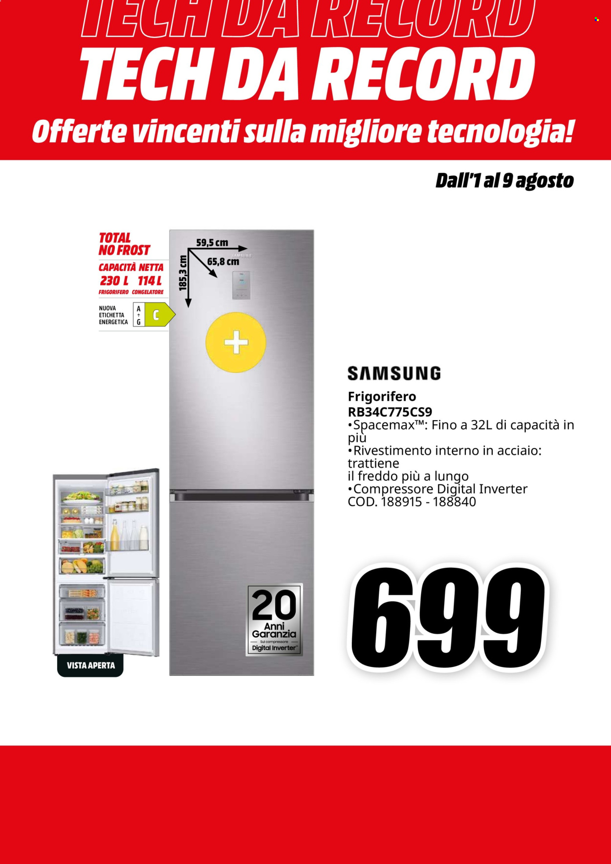 Volantino MediaWorld - 1/8/2024 - 9/8/2024. Pagina 37