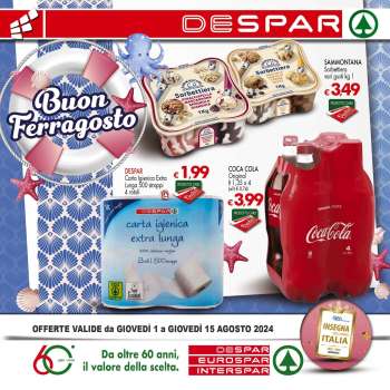 Volantino Interspar - 1/8/2024 - 15/8/2024.
