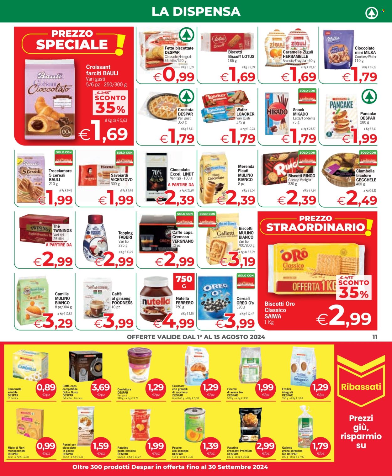 Volantino Despar - 1/8/2024 - 15/8/2024. Pagina 11