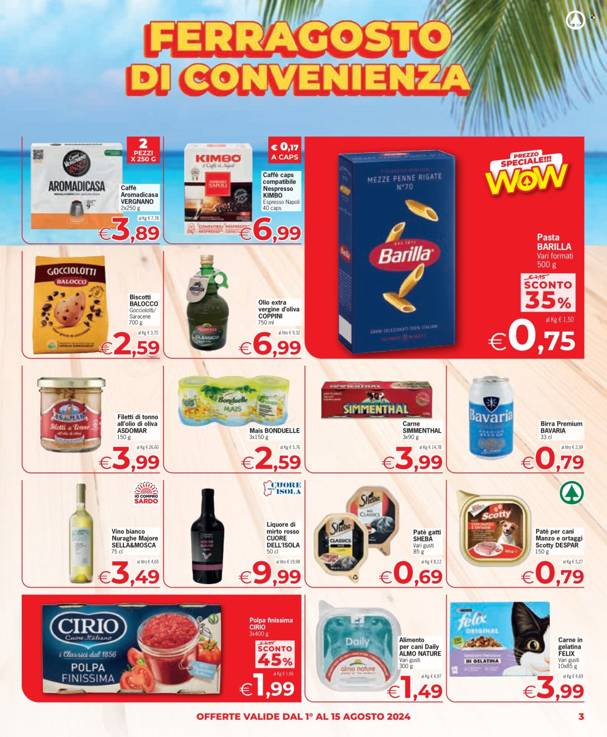 Volantino Eurospar - 1/8/2024 - 15/8/2024. Pagina 3
