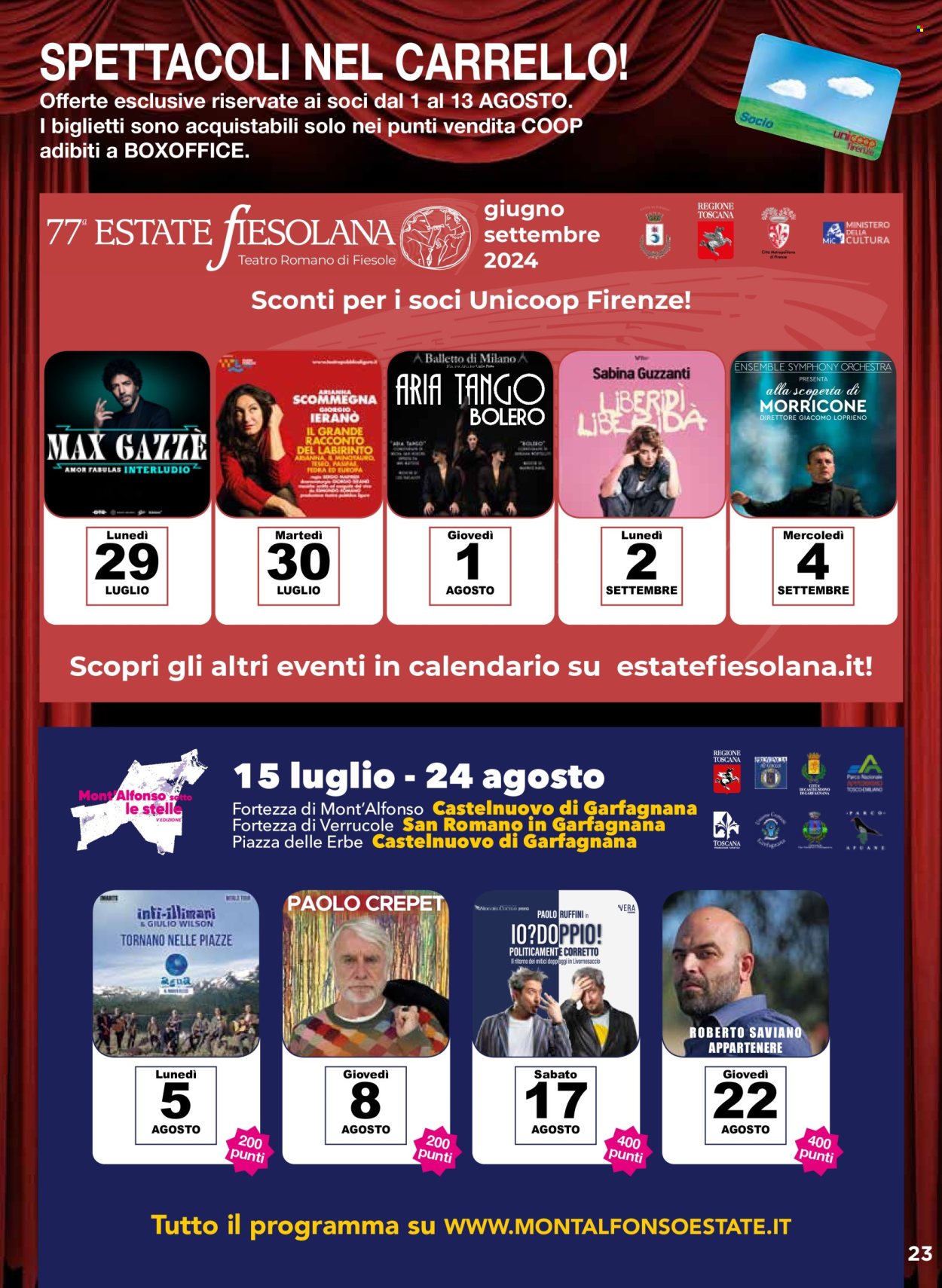 Volantino Coop - 31/7/2024 - 12/8/2024. Pagina 23