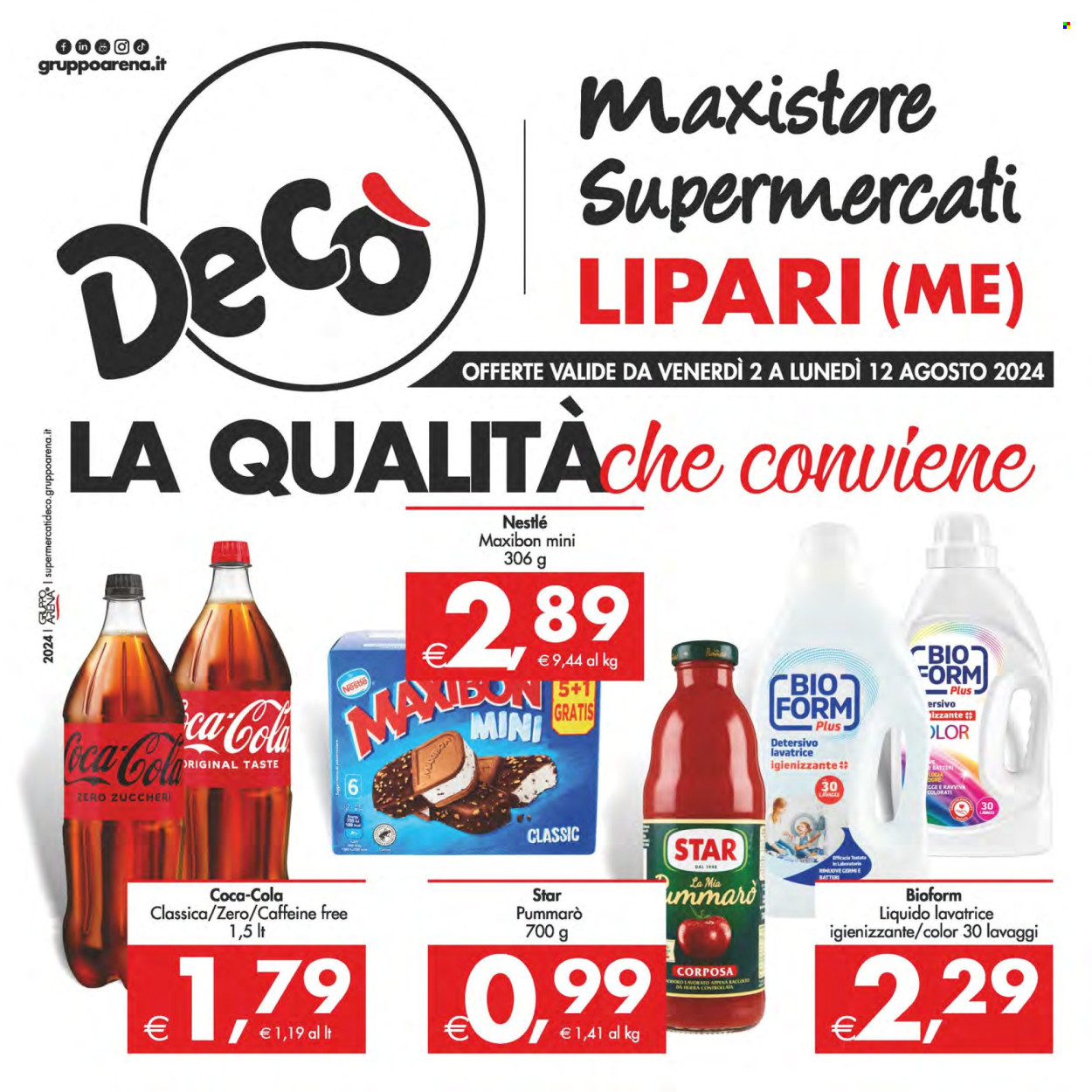 Volantino Deco - 2/8/2024 - 12/8/2024. Pagina 1