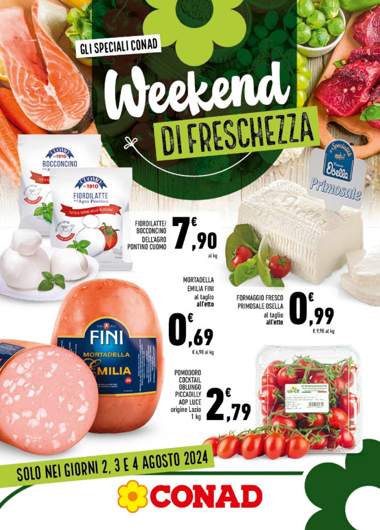 Volantino Conad - 2/8/2024 - 4/8/2024. Pagina 1