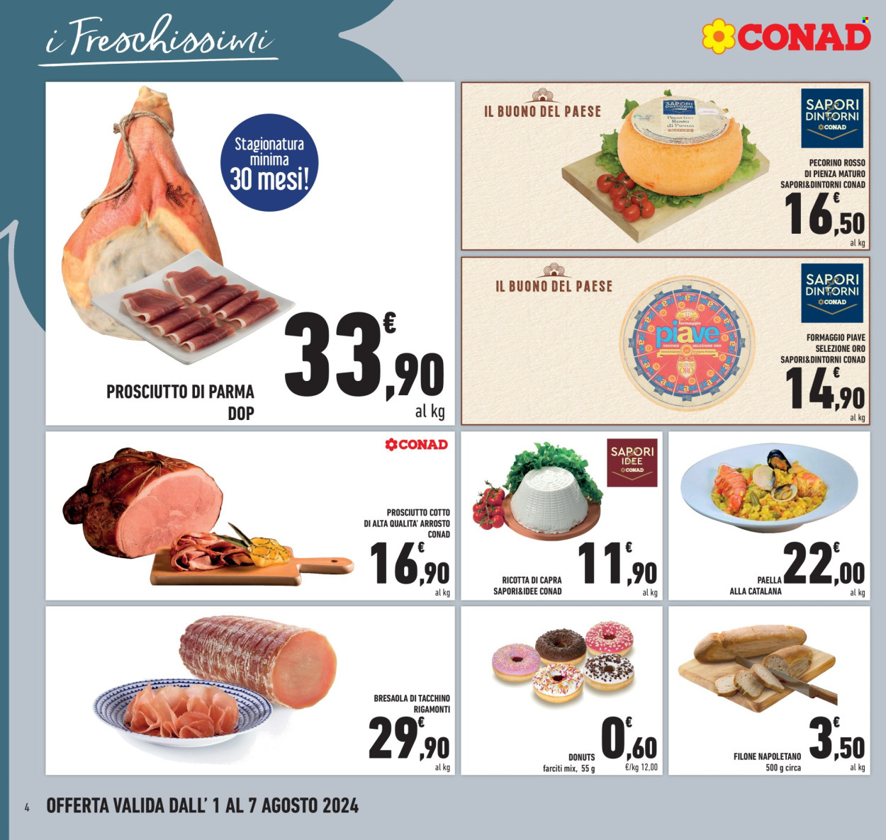 Leták Conad - 1.8.2024 - 7.8.2024. Strana 4
