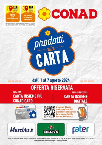 Volantino Conad - 1/8/2024 - 7/8/2024.