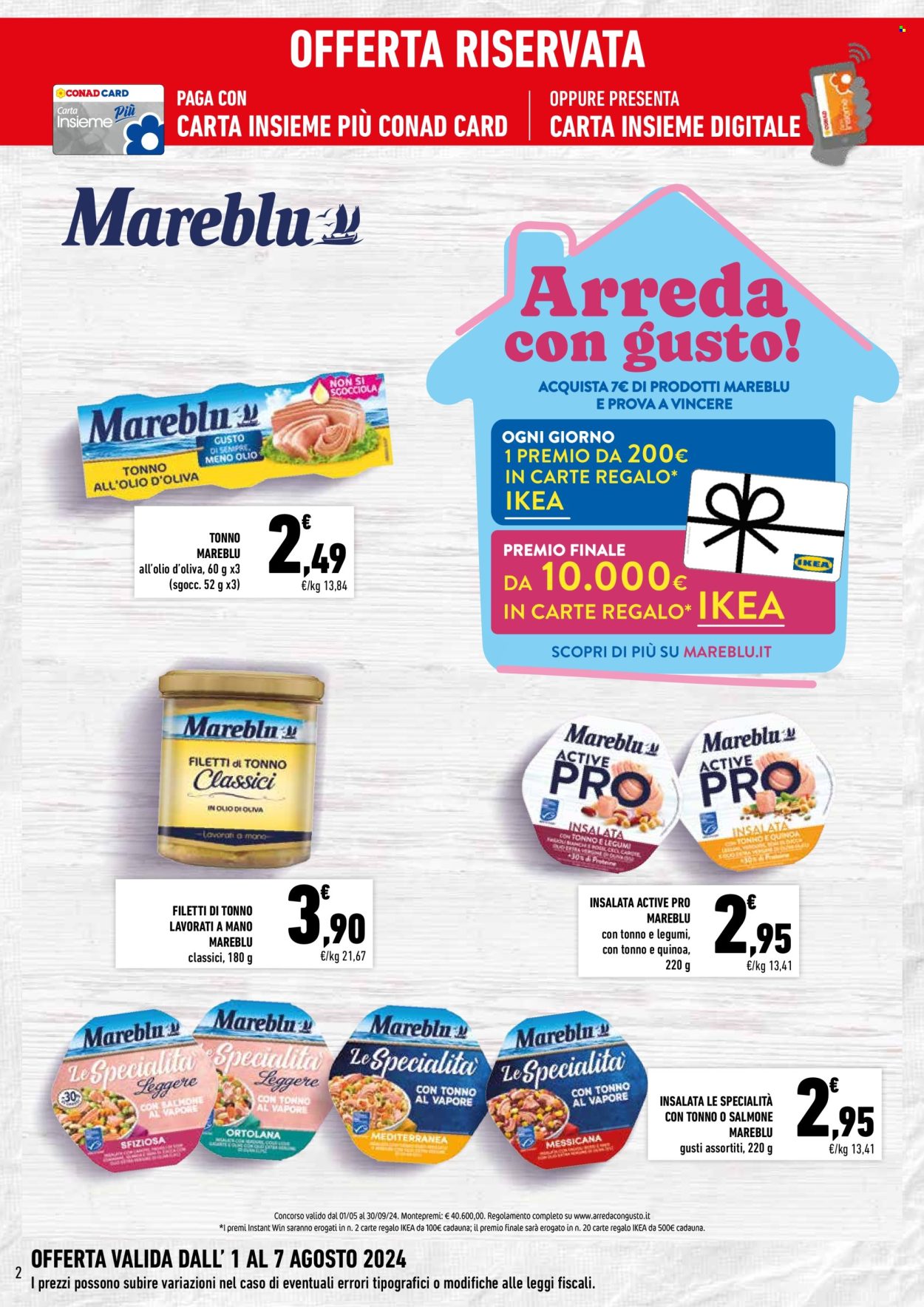 Volantino Conad - 1/8/2024 - 7/8/2024. Pagina 2