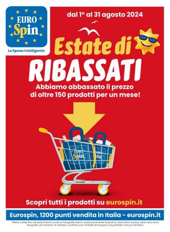 Volantino EuroSpin - 1/8/2024 - 31/8/2024.