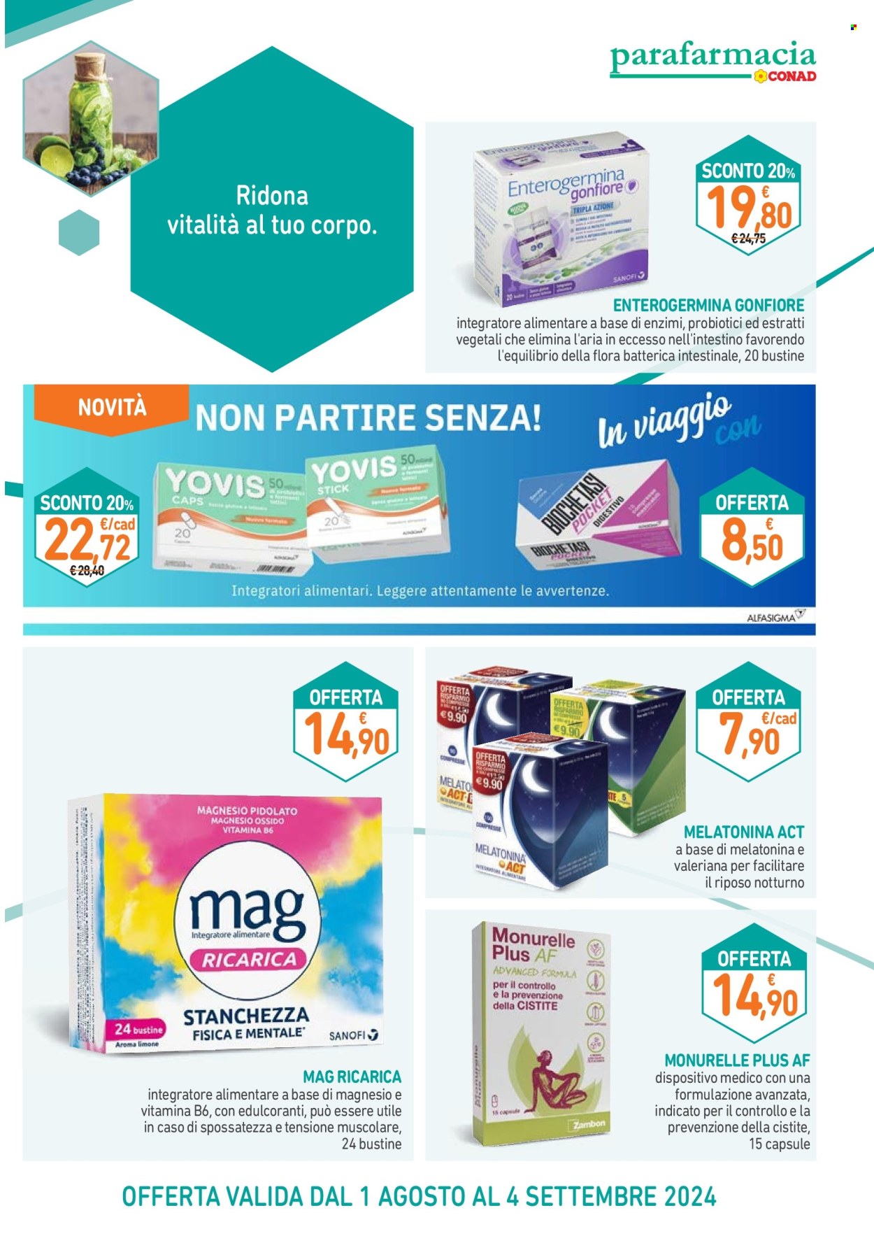 Leták Conad - 1.8.2024 - 4.9.2024. Strana 3