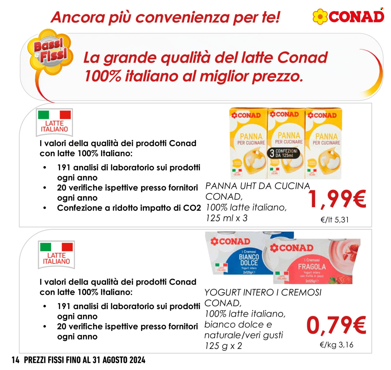 Leták Conad - 1.8.2024 - 31.8.2024. Strana 14
