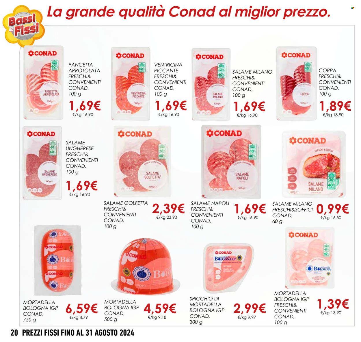 Leták Conad - 1.8.2024 - 31.8.2024. Strana 20