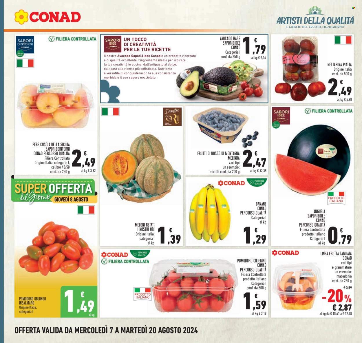 Volantino Conad - 7/8/2024 - 20/8/2024. Pagina 4