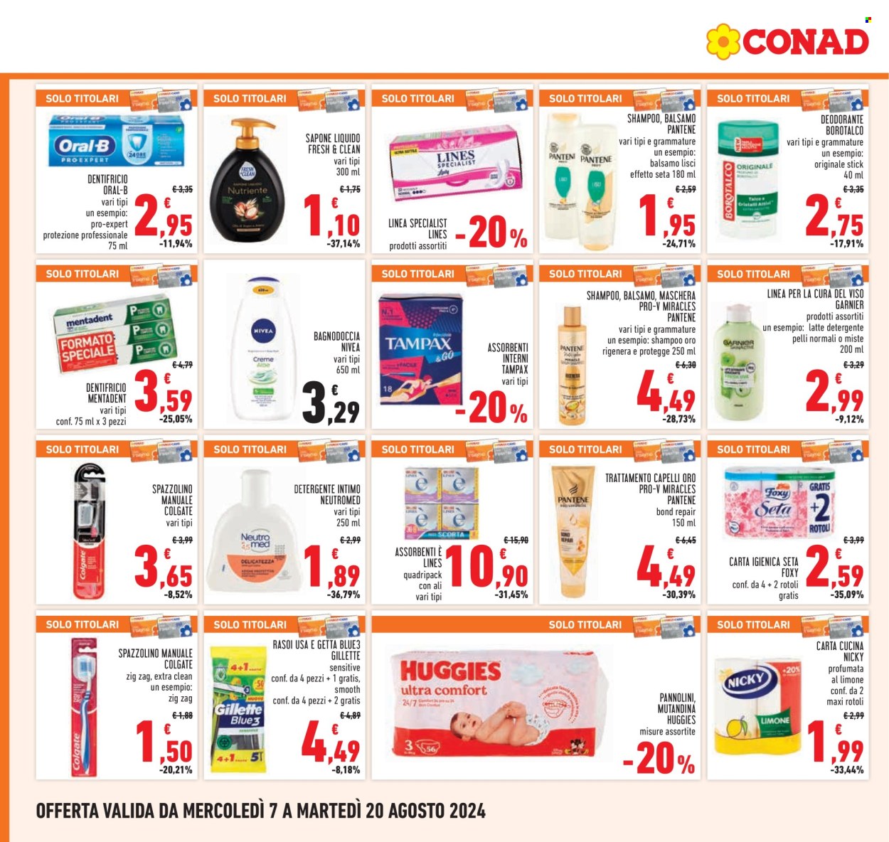 Volantino Conad - 7/8/2024 - 20/8/2024. Pagina 20