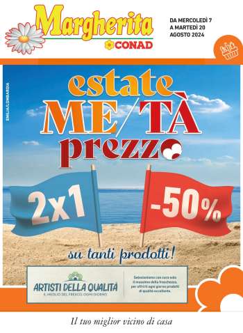 Volantino Margherita Conad - 7/8/2024 - 20/8/2024.