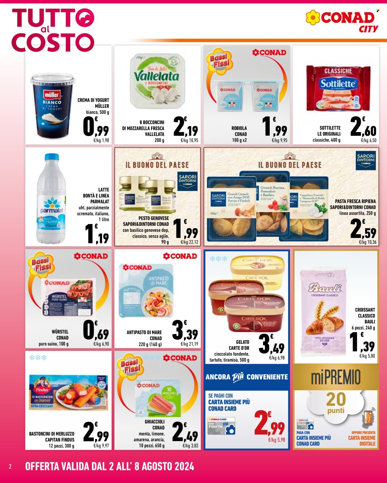 Leták Conad City - 2.8.2024 - 8.8.2024. Strana 2