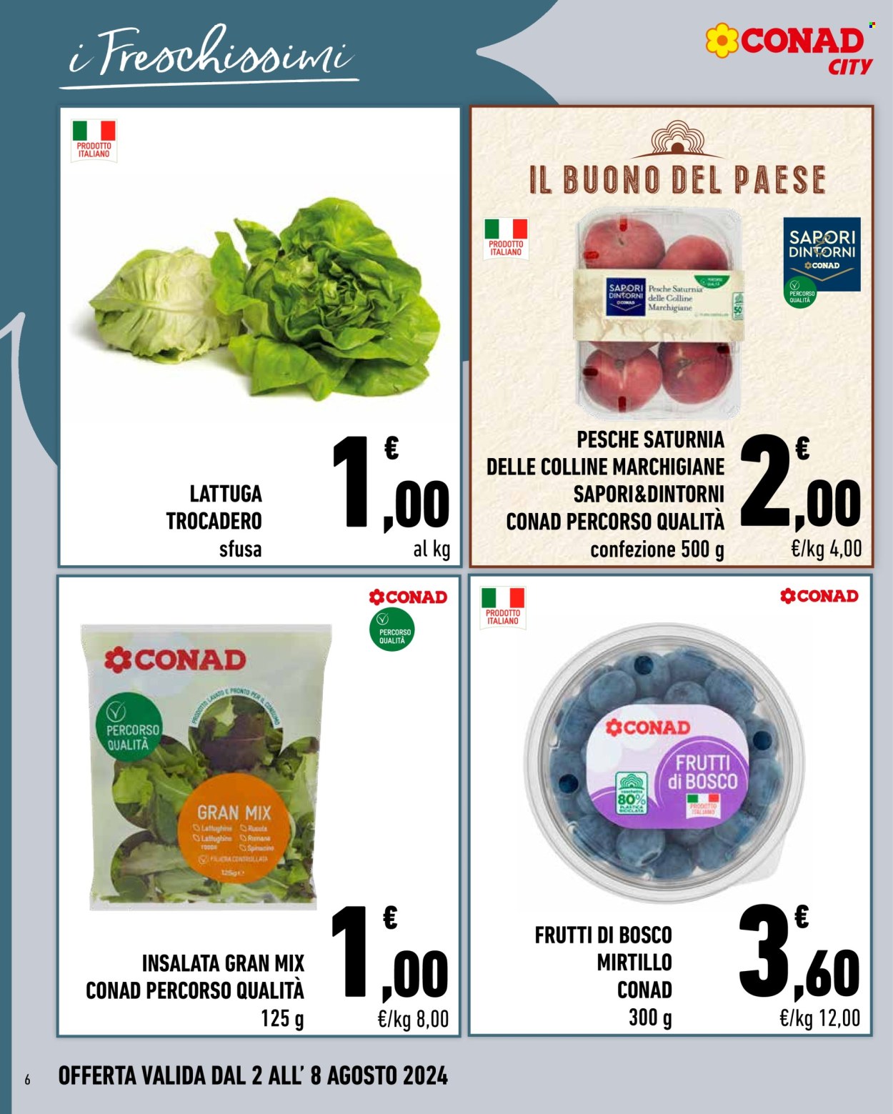 Leták Conad City - 2.8.2024 - 8.8.2024. Strana 6