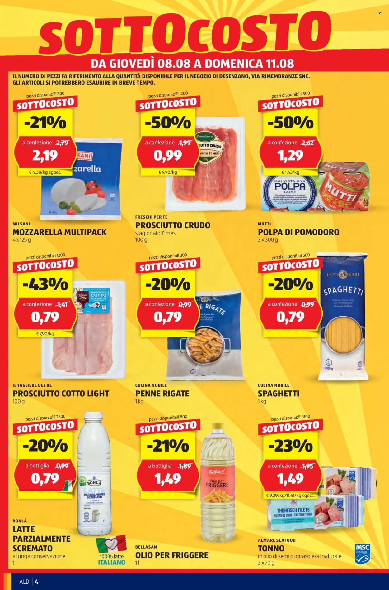 Volantino Aldi - 8/8/2024 - 11/8/2024. Pagina 4