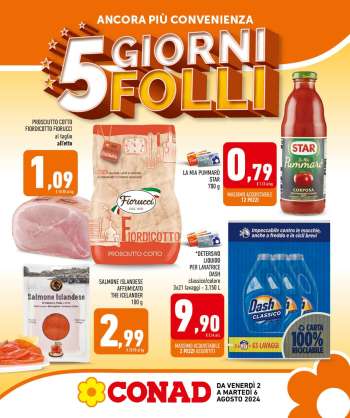 Volantino Conad - 2/8/2024 - 6/8/2024.