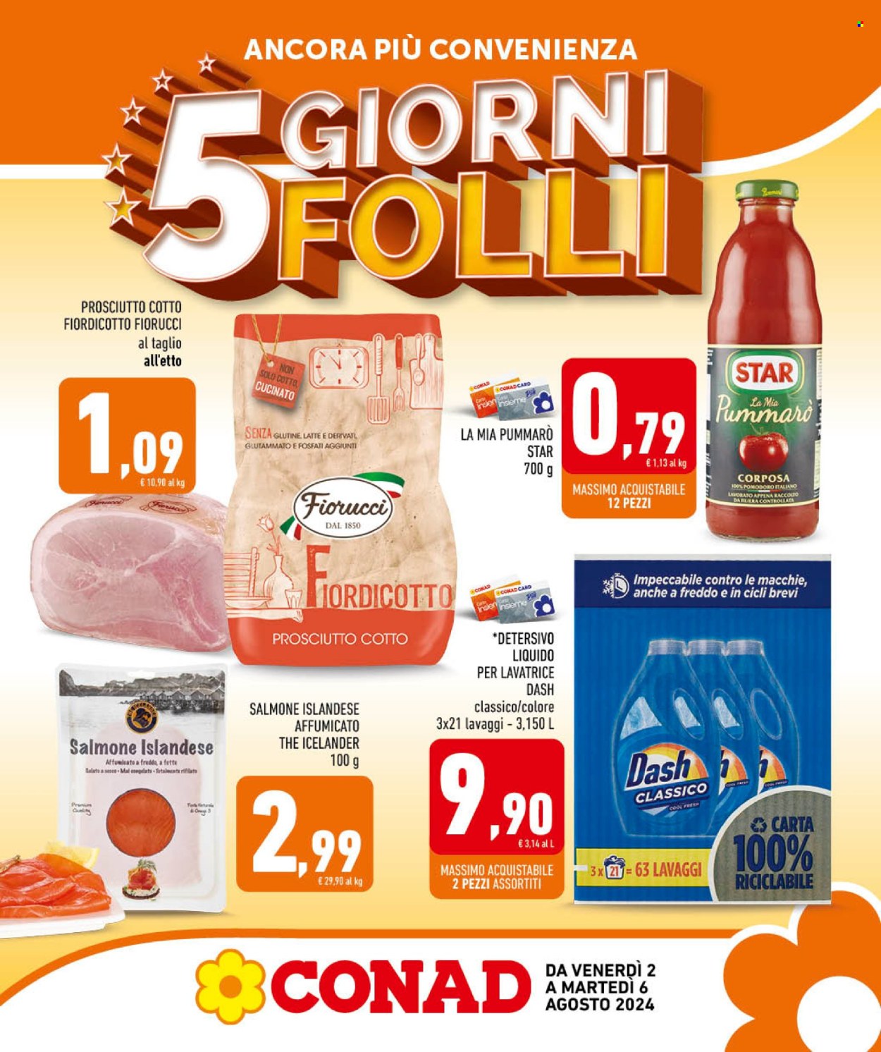 Leták Conad - 2.8.2024 - 6.8.2024. Strana 1