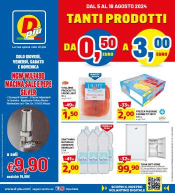 Volantino Dpiù - 5/8/2024 - 18/8/2024.