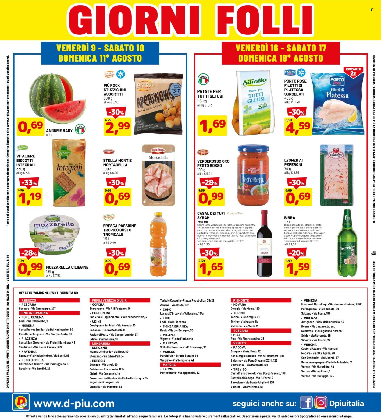 Volantino Dpiù - 5/8/2024 - 18/8/2024. Pagina 16