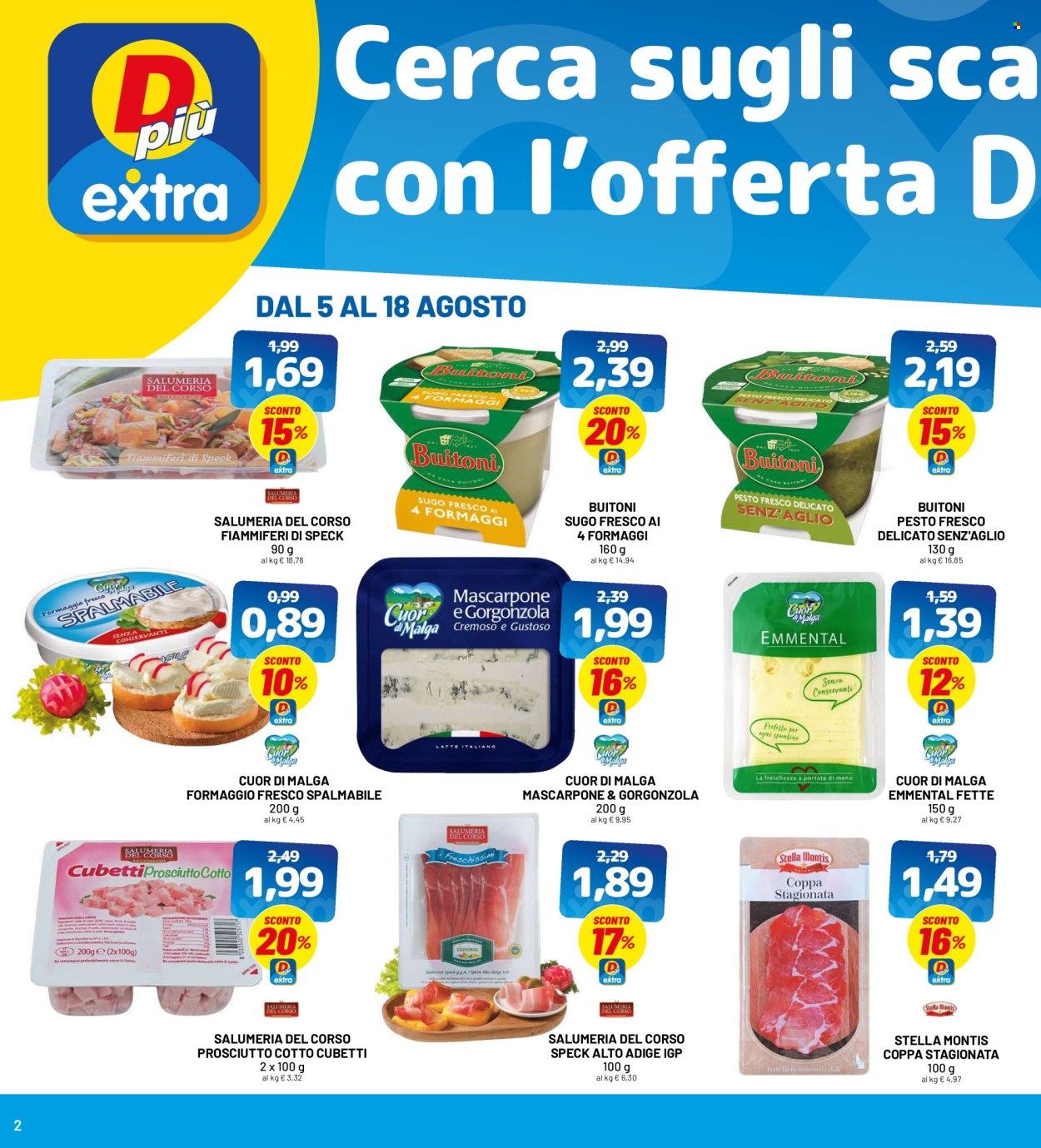 Volantino Dpiù - 5/8/2024 - 18/8/2024. Pagina 2