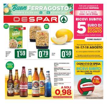 Volantino Despar - 4/8/2024 - 15/8/2024.