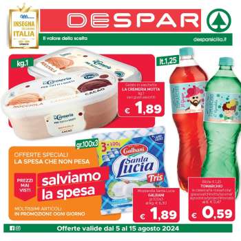 Volantino Despar - 5/8/2024 - 15/8/2024.