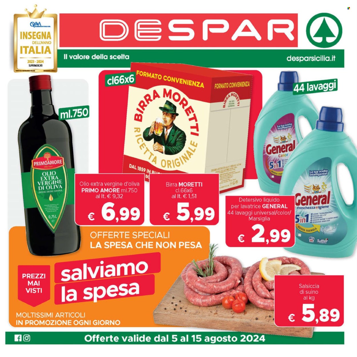 Volantino Despar - 5/8/2024 - 15/8/2024. Pagina 20